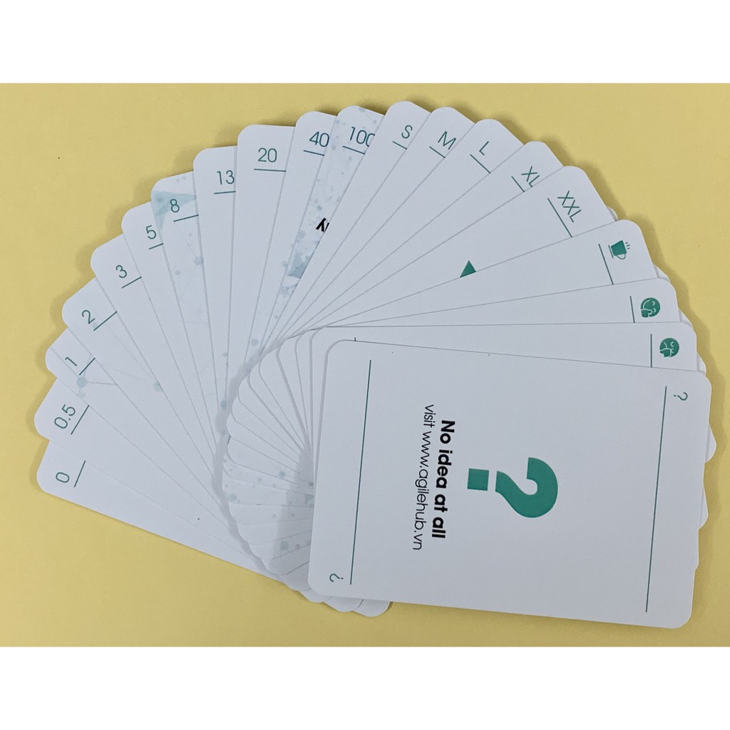 Bộ bài planning poker 200 lá dành cho nhóm agile  - Hộp dành cho team agile/scrum 10 người | BigBuy360 - bigbuy360.vn
