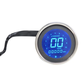 Universal Motorcycle Digital Speedometer Retro LCD Odometer ATV Meter