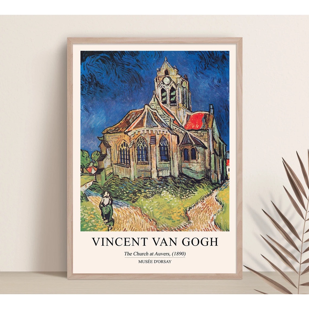 Tranh canvas, BST tranh Van Gogh mới nhất 2022. Tặng kèm đinh treo tranh