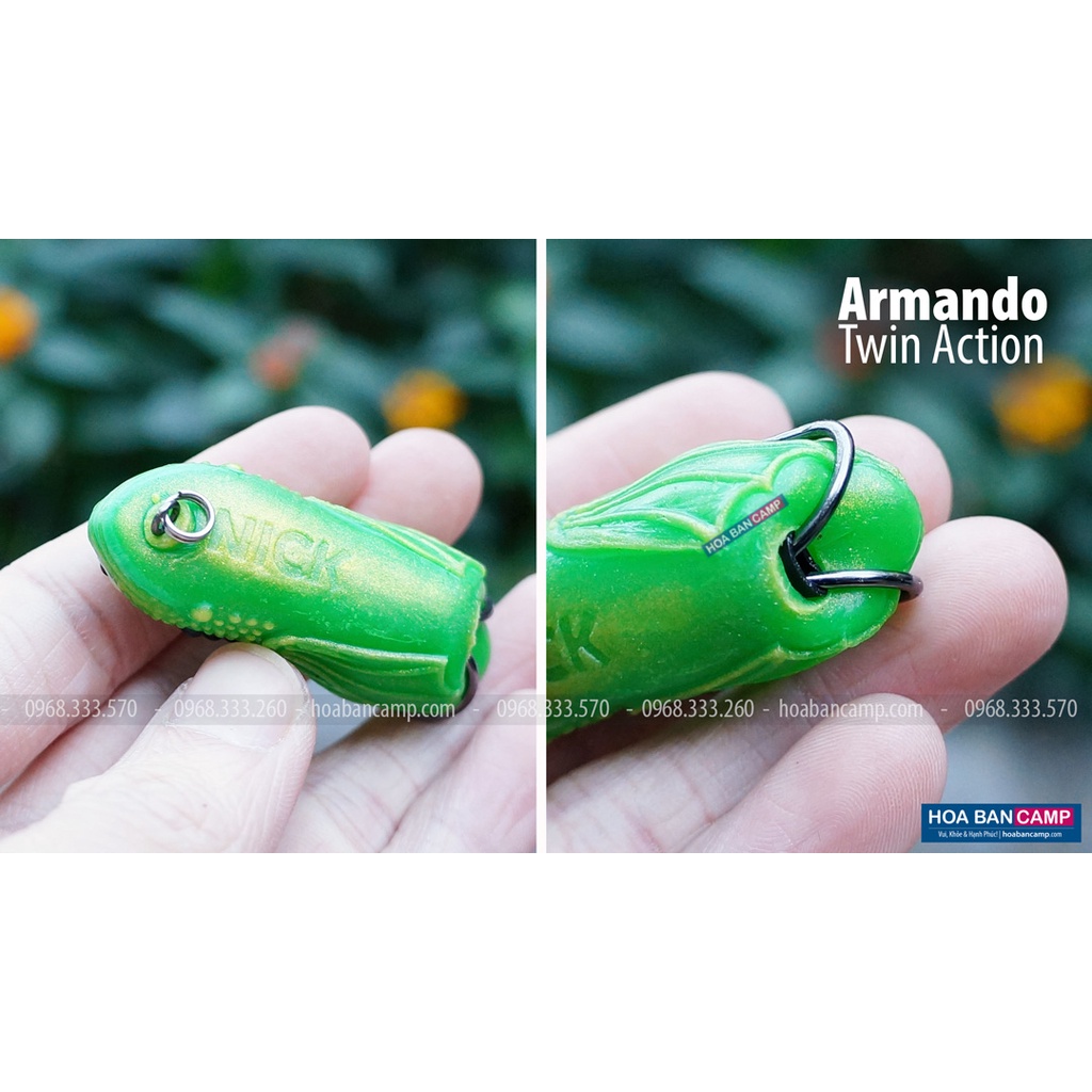 Mồi Nhái Armando Twin Action | 7g – 7.5g