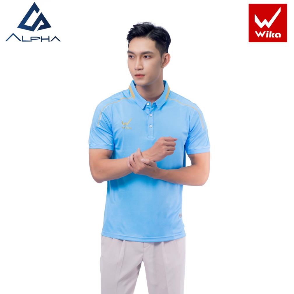 Free Ship - Áo Polo WIKA  Alpha Chất Liệu Polyester Thoáng Mát Mềm Mịn, Màu Sắc Trẻ Trung Phù Hợp Với Nhiều Hoạt Động.