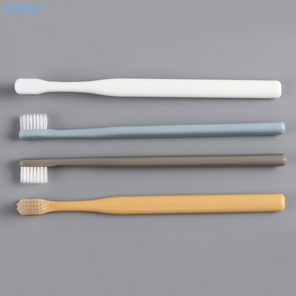 Bộ 4 Bàn Chải Đánh Răng Lông Nylon Mềm Dành Cho Người Lớn