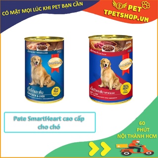 Pate cho chó dạng lon 400gr - Smartheart thức ăn mềm cho cún