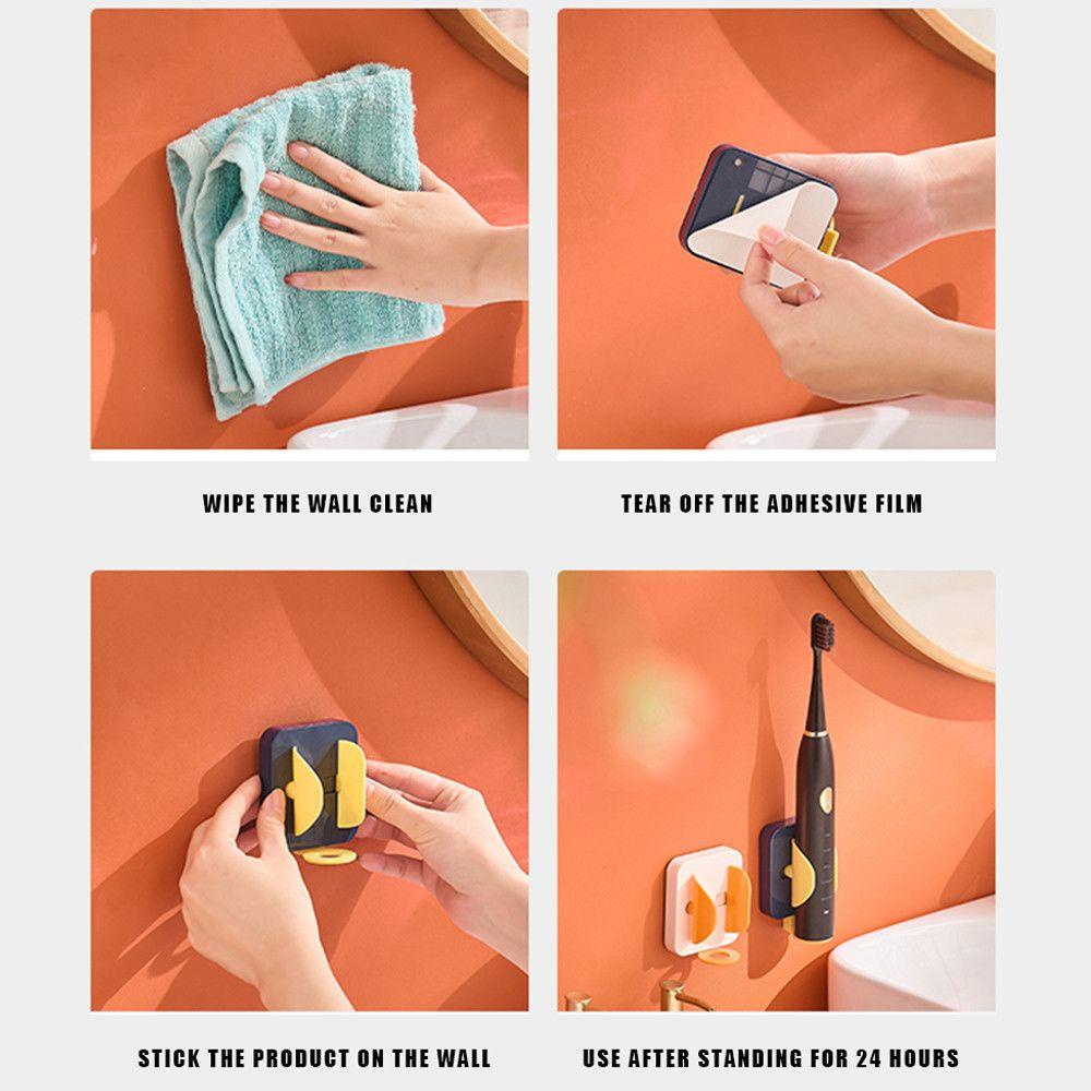 Giá Đỡ Bàn Chải Đánh Răng Điện Tự Dính Thời Trang