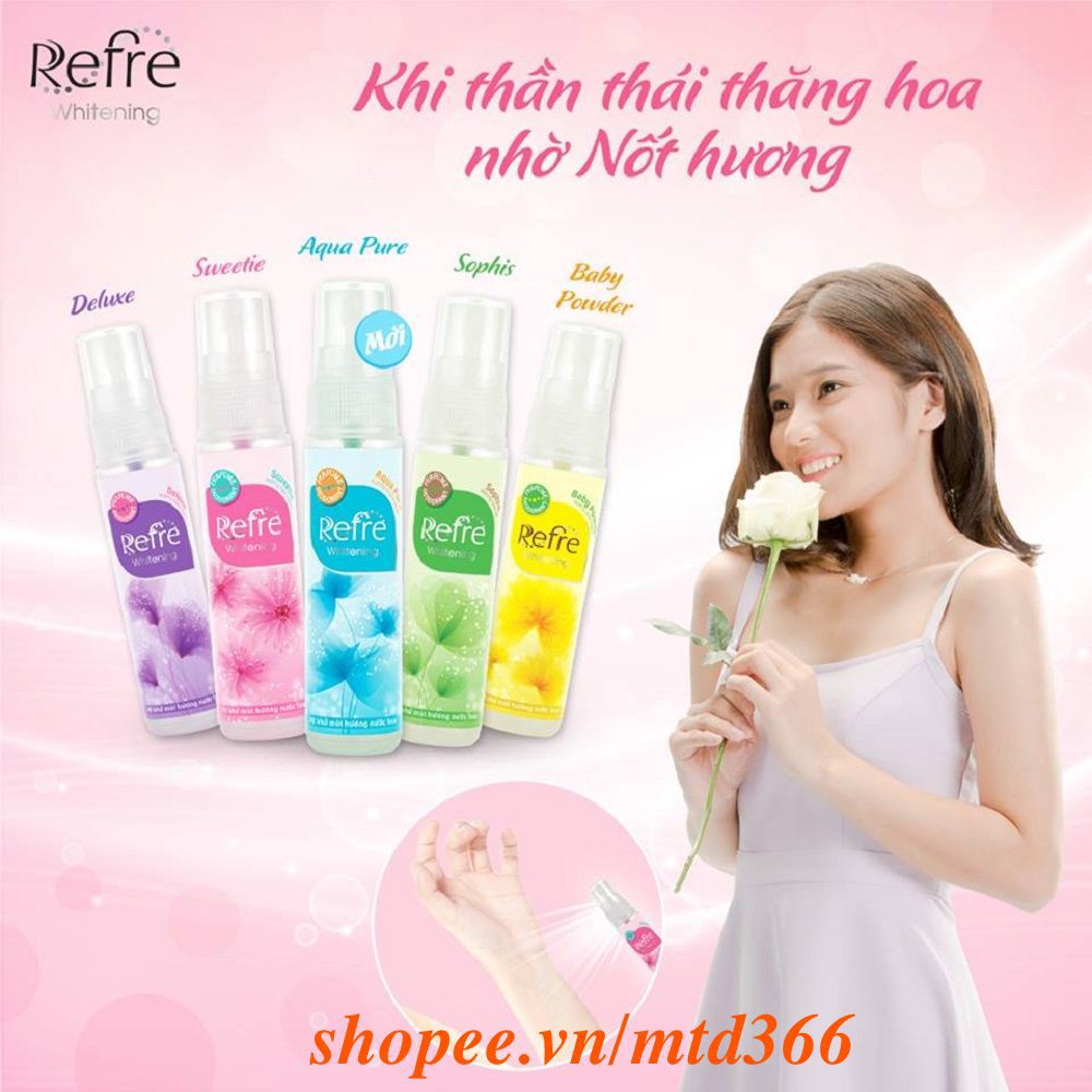 Xịt Khử Mùi Refre 30ml Với Nhiều Phân Loại Giúp Bạn Dễ Lựa Chọn Hơn | BigBuy360 - bigbuy360.vn