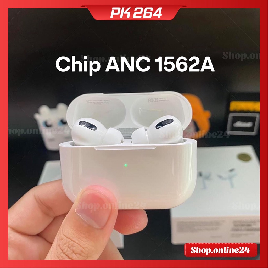 Tai nghe Bluetooth TWS 5.0 không dây cảm ứng Chip 1562A - Chống Ồn Chủ Động ANC  pin sạc trâu dùng cho Ios và Android