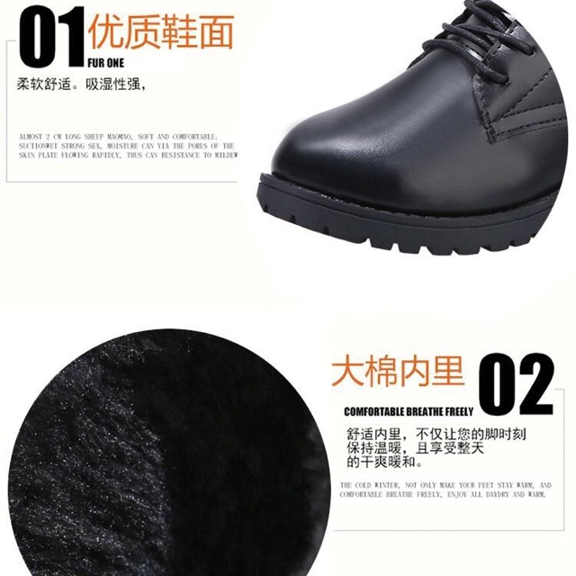 Giày bốt cổ trung có lót lông boot nữ | BigBuy360 - bigbuy360.vn