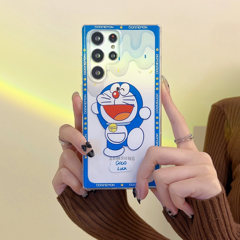 Ốp Điện Thoại Hoạt Hình Doraemon Cho Samsung Galaxy M53 M33 M23 A73 A53 A33 A22 A32 5G A52 A52S A72 A42 M42 A12 M12 5G A23 A13