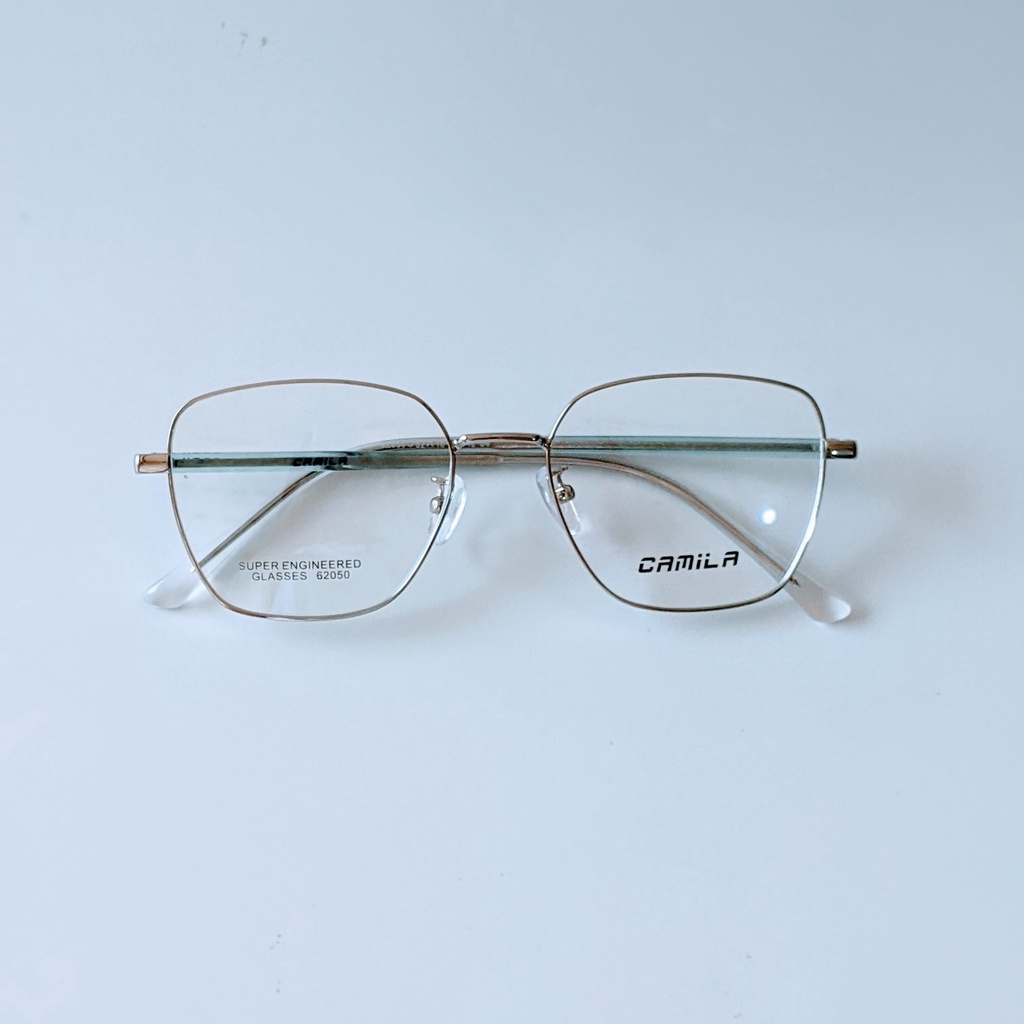 Mắt kính nữ gọng kim loại, gọng kính tròn