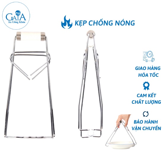 Kẹp bát đĩa nồi chống nóng inox V2 đa năng