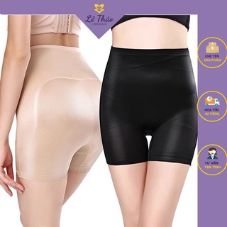 Quần gen đùi nịt bụng định hình nâng mông vải lụa satin cao cấp LÊ THẢO CORNER