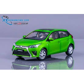 Xe Mô Hình Toyota Yaris 1:18 Paudi ( Xanh Chuối)