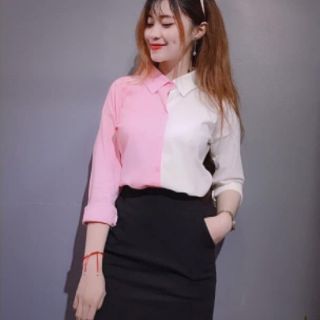 Áo sơ mi chất vải kate lụa