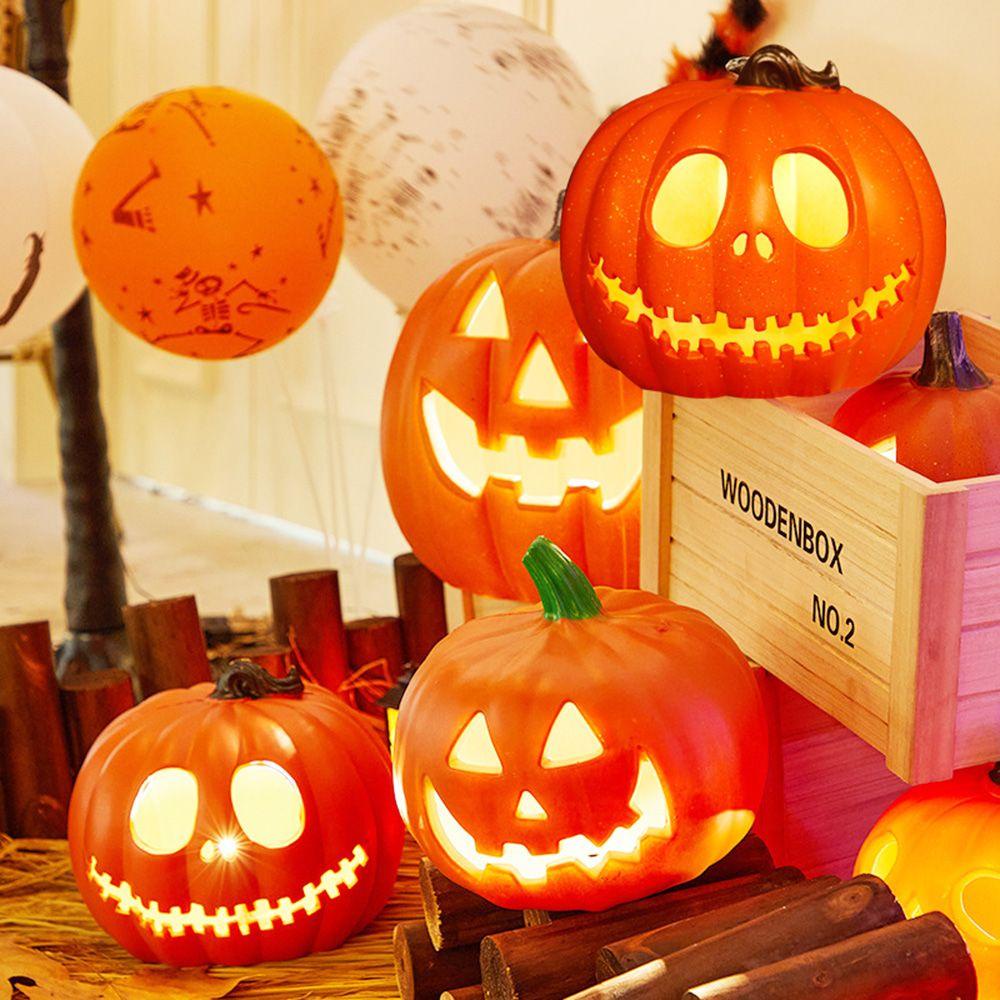 YIYU Đèn Bí Ngô Ma Quái Cỡ Lớn Dùng Trang Trí Tiệc Halloween
