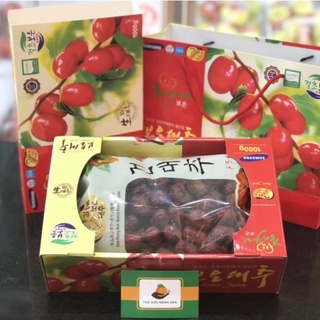 Hồng Táo (Táo đỏ) Hàn Quốc Hàng đẹp có túi tặng biếu Hộp 1Kg Thế Giới Nông Sản