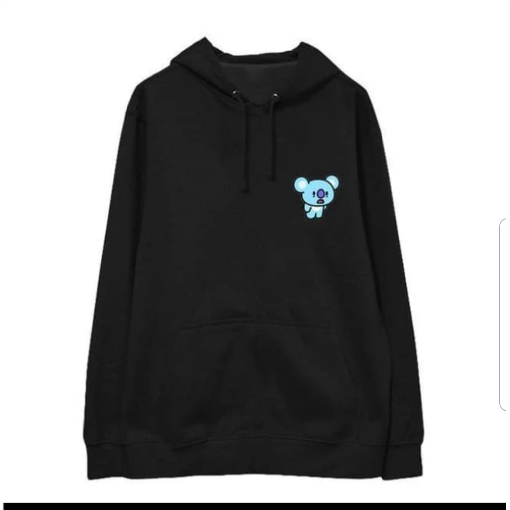 Áo Hoodie In Hình Bt21 Chibi Jungkook Jimin Jin Jhope