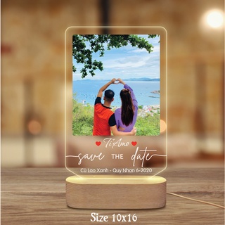 Đèn led 3D Thegioipuzzle thiết kế theo yêu cầu tặng sinh nhật, 14/2,08/3...quà cưới và Xếp hình