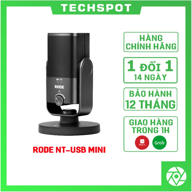 Rode NT-USB Mini - Micro Livestream Cho Game Thủ, Giáo Viên Giảng Dạy, Bài Đọc Youtube | Chính Hãng