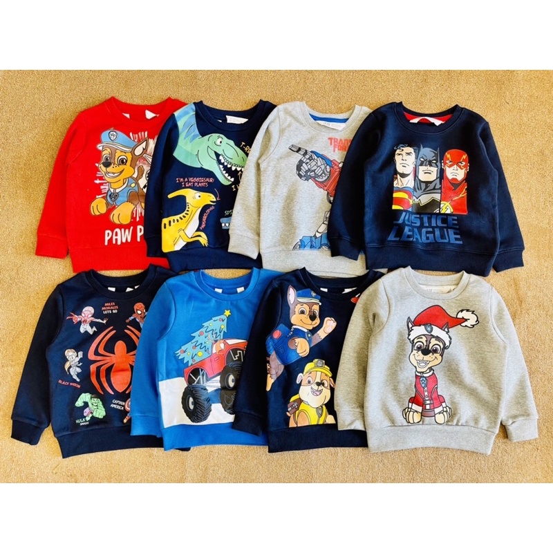 Set 2 áo nỉ H-M dư xịn