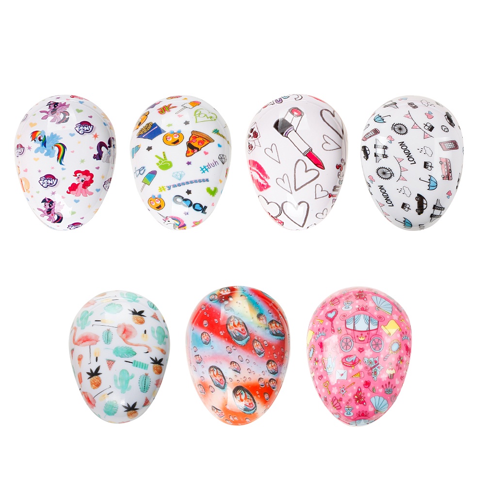 Lược Chải Tóc Mát Xa Da Đầu Chống Tĩnh Điện Thiết Kế Hình Quả Trứng Độc Đáo