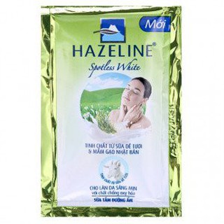 SỮA TẮM HAZELINE SPOTLESS WHITE DÂY 10 GÓI