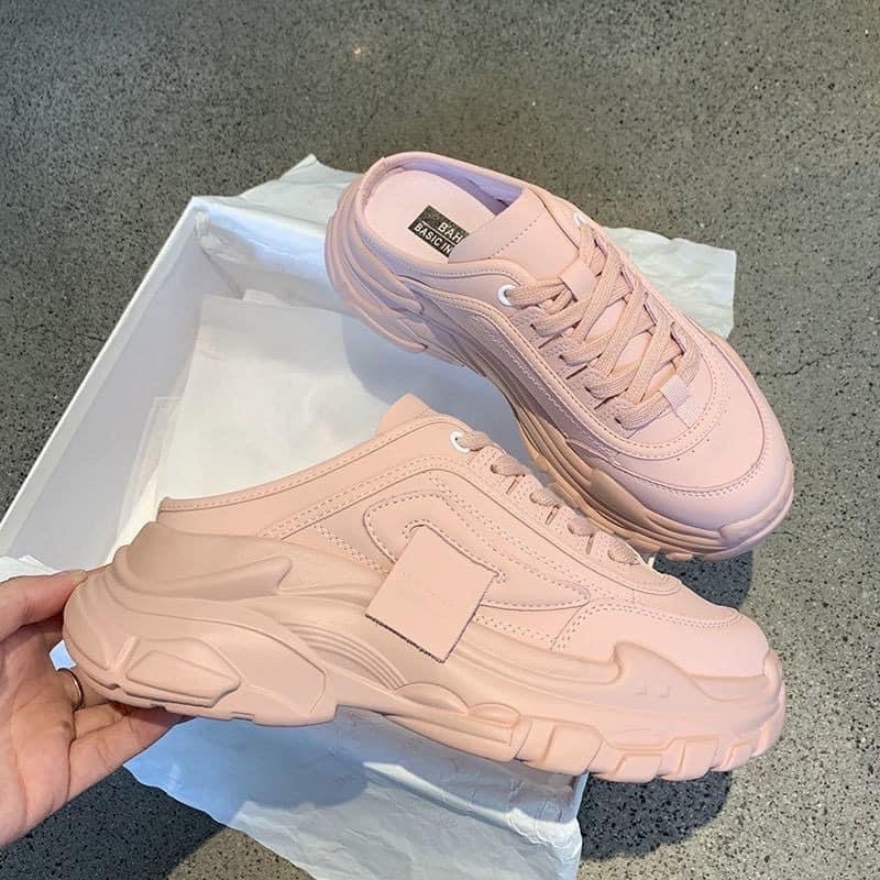 Giày Sục Độn Đế Hình Lá