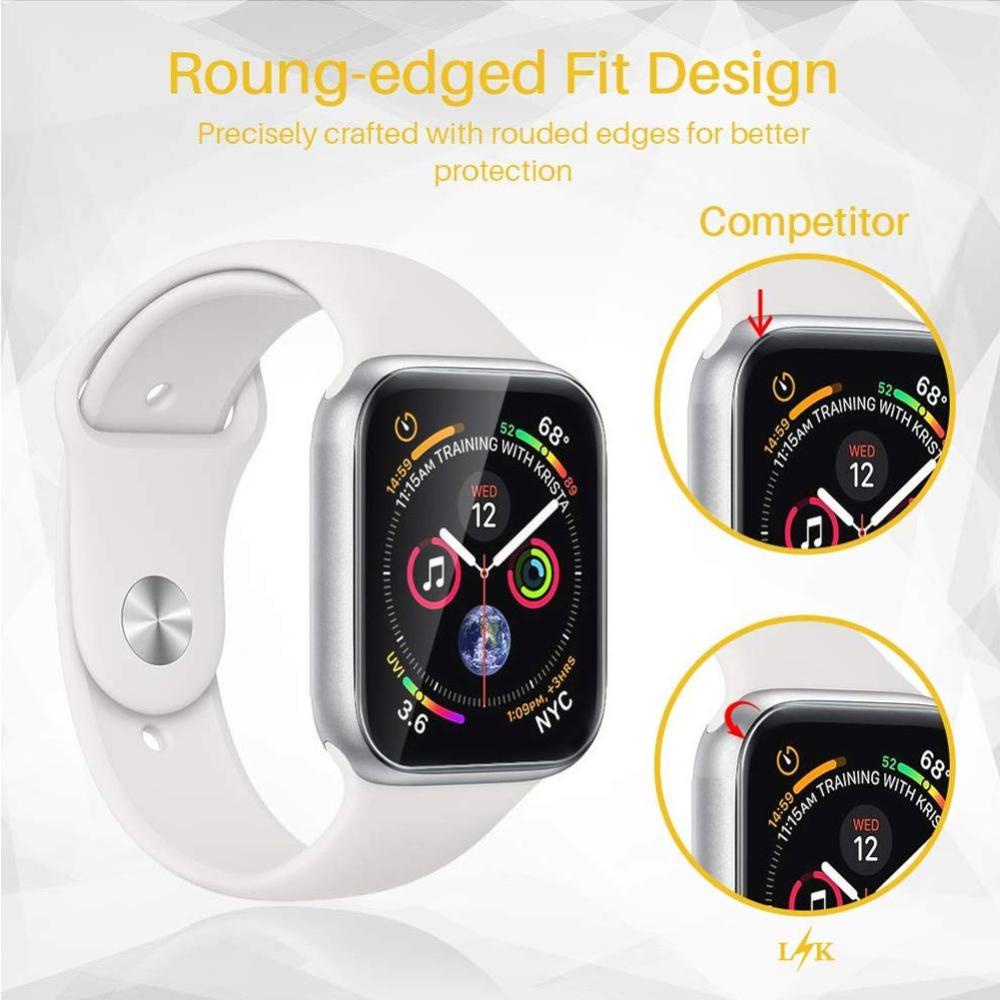 Miếng Dán Bảo Vệ Màn Hình Đồng Hồ 9D Cho Apple Watch Series 4 3 2 1 iWatch 38/40/42/44 mm Worth Muaing B9Q9