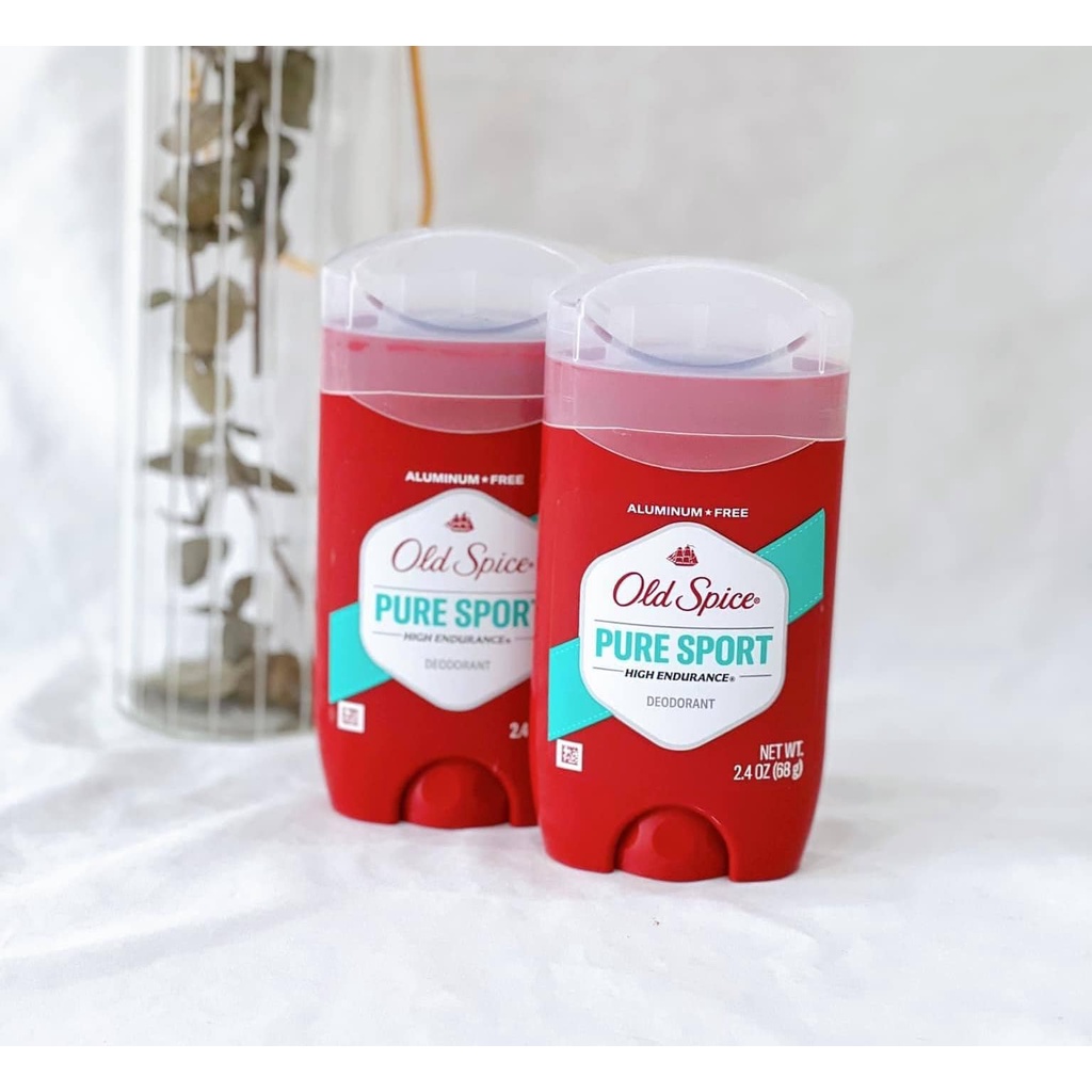Lăn Khử Mùi Old Spice Pure Sport Chính Hãng Mỹ 68g, Khử Mùi Cơ Thể Lưu Hương Thơm Suốt 24h