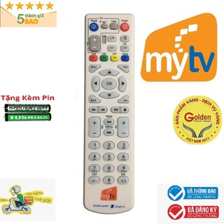 điều khiển  đầu thu MYTV dòng ZTE -tặng kèm pin -Remote  điều khiển MY TV ZTE dùng PIN AAA