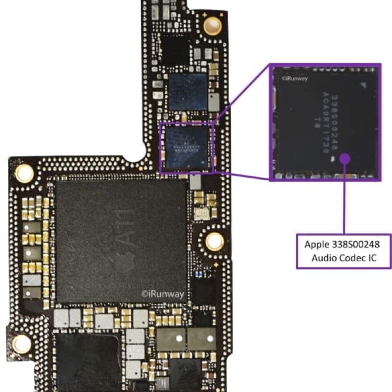 IC Audio iphone 6/6p/6s/6sp/7/7p/8/8p/x/xr/xs/xsm/11/11pr/11prm/12/12pr/12prm