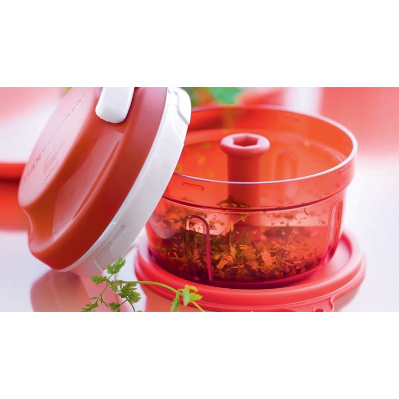 Máy xay cầm tay Turbo Chopper Tupperware, máy xay đa năng, không sử dụng điện, mang theo dễ dàng