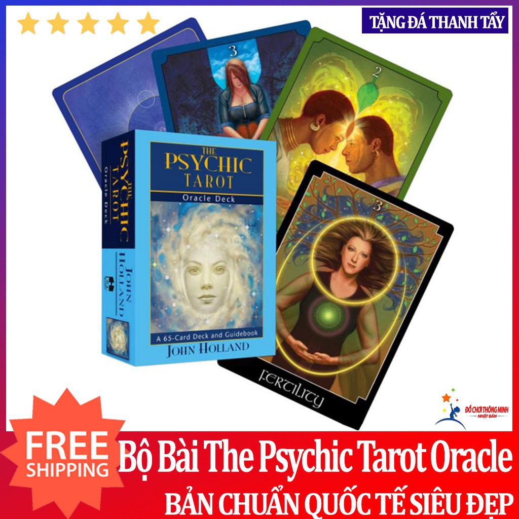 Bài Tarot Bài Oracle Psychic Tarot Oracle Tặng Đá Thanh Tẩy
