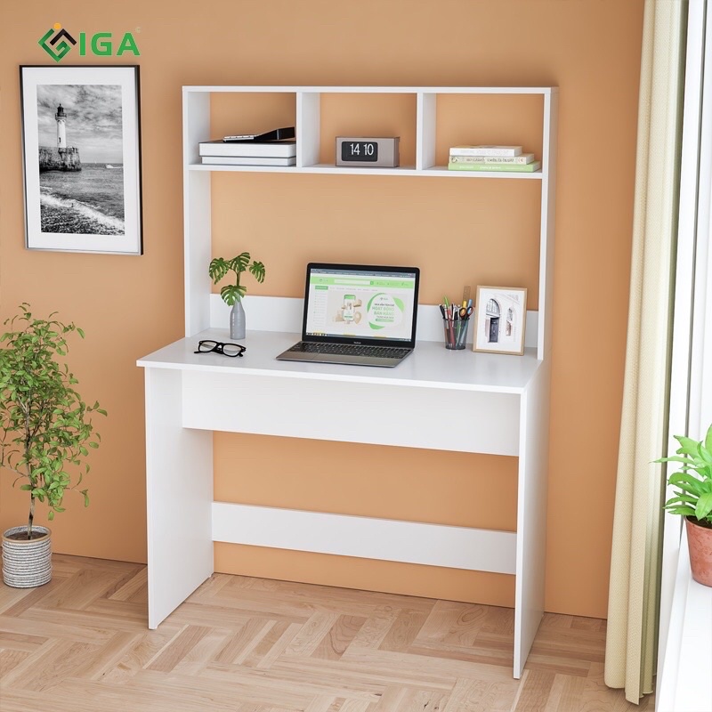 bàn làm việc đa năng có kèm giá kệ sách GP229.01
