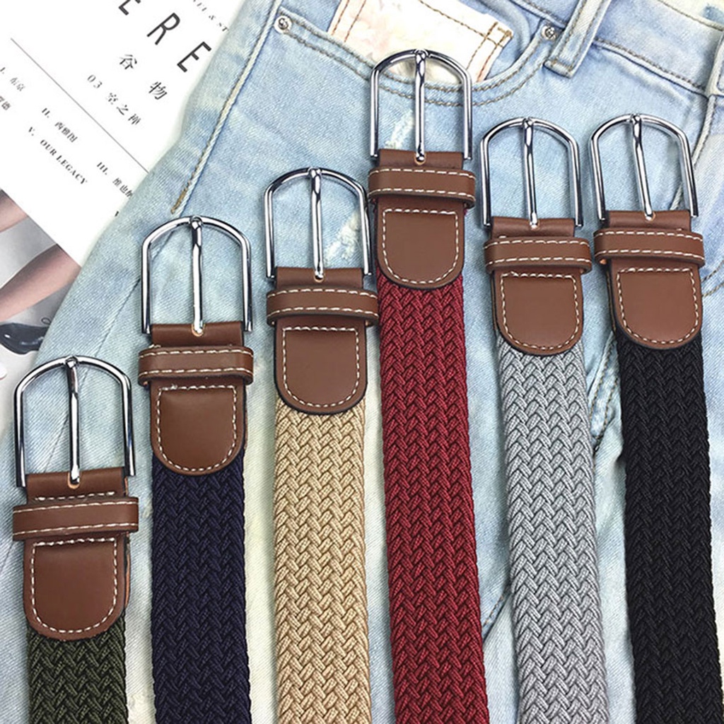 Dây Lưng Nam Co Giãn, Nịt Lưng Nam Nữ Đẹp Vải Dù, Chất Liệu Hợp Kim Cao Cấp Sáng Bóng Dây Vải Dù Co Giãn