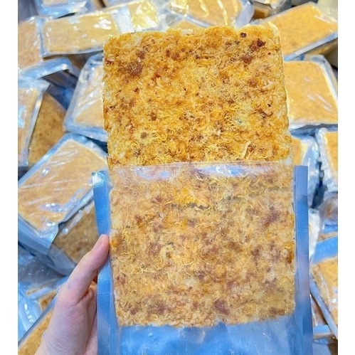 Cơm Cháy XìKe Phủ Ruốc Muối Tôm Hành Phi siêu ngon 200Gr