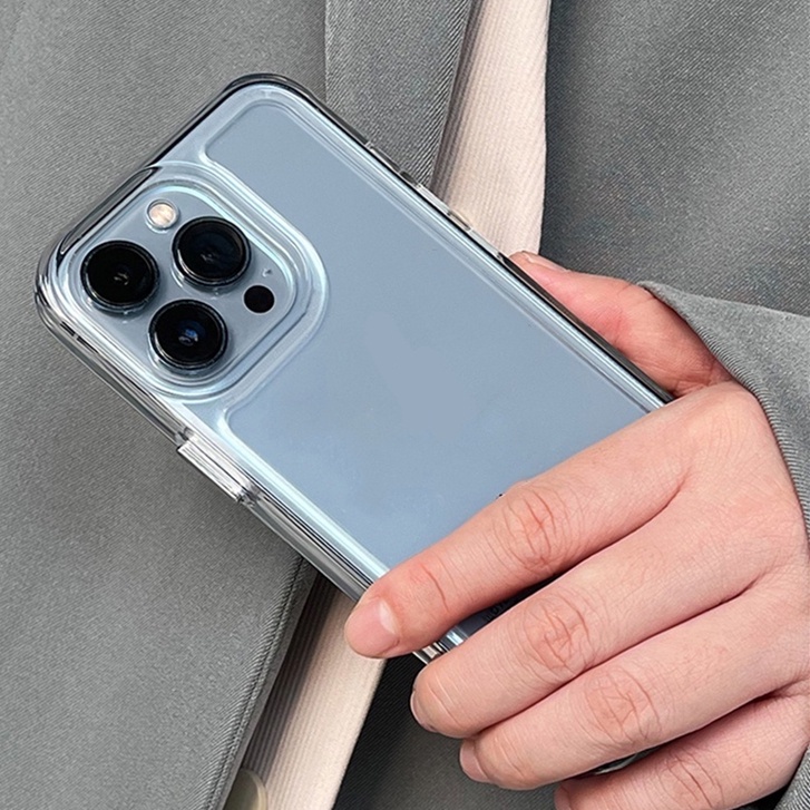 Ốp Điện Thoại Cứng Trong Suốt Chống Sốc Sang Trọng Cho iPhone 14 Plus 13 12 Pro Max 11 X XR XS Max 14 Pro Max 7 8 Plus