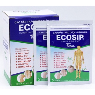 Cao dán thảo dược giảm đau Ecoship