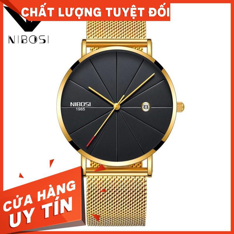 ĐÒNG HỒ THỜI TRANG NAM NIBOSI DÂY LƯỚI