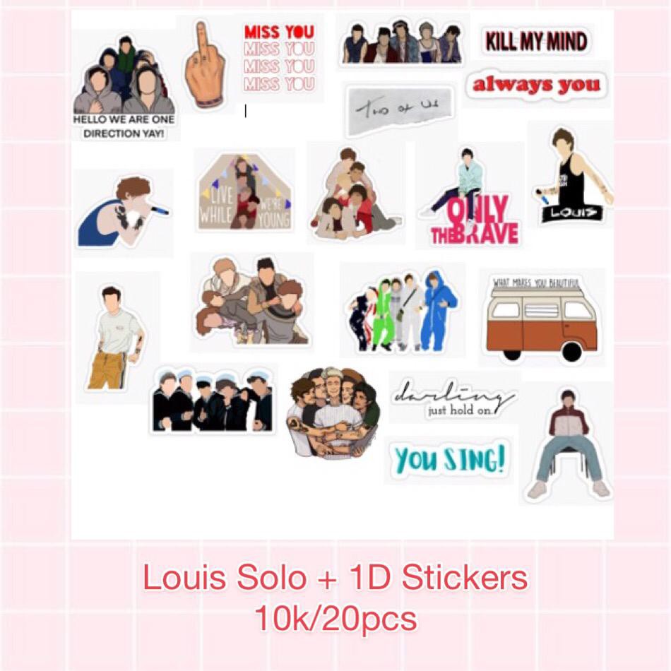 Sticker Dán Trang Trí Xe Hơi Hình Logo Louis Tomlinson One Direction Vui Nhộn