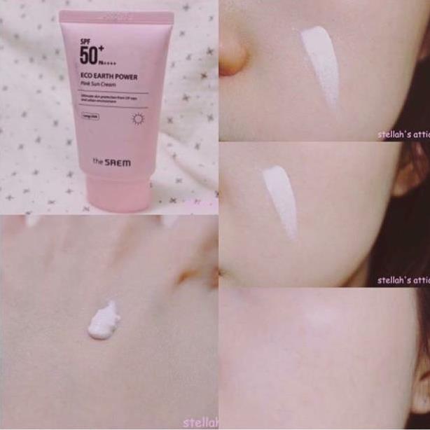 Kem Chống Nắng The Saem Kcn Eco Earth Power Sun Cream EX - Donna.cosmetics