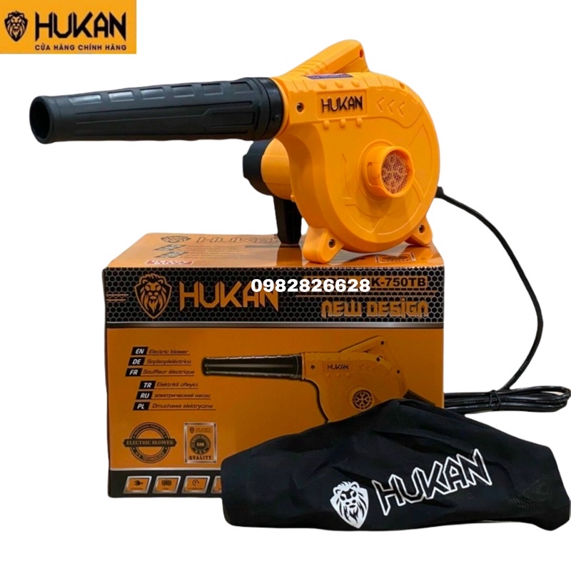 Máy Hút Bụi, Thổi Bụi Hukan Hk-750TB Công Suất 750W, Có Chỉnh Tốc , Lõi Đồng 100%