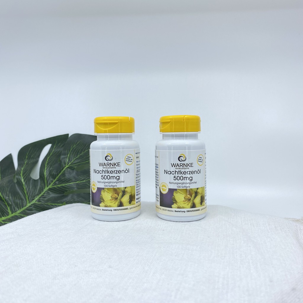 Tinh dầu hoa anh thảo Nachtkerzenöl 500 mg của Warnke 100v, hàng chuẩn đức