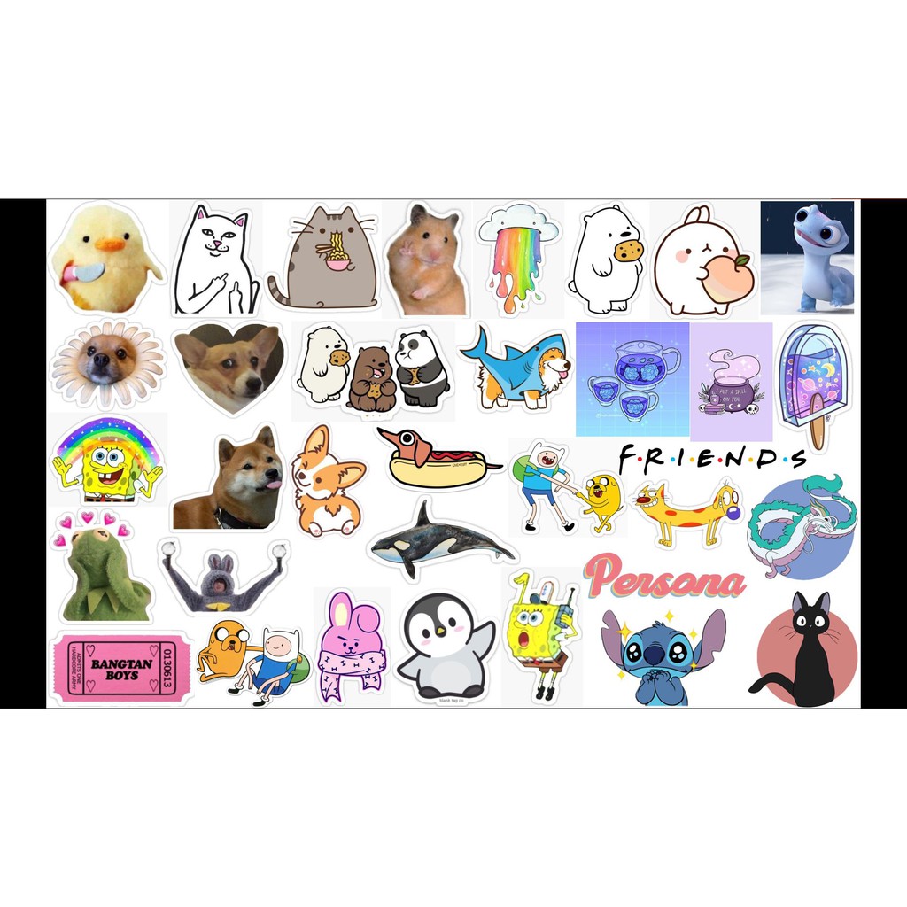 Sticker decal cắt sẵn dán mũ bảo hiểm, vali, máy tính,xe, tủ lạnh, nhà....