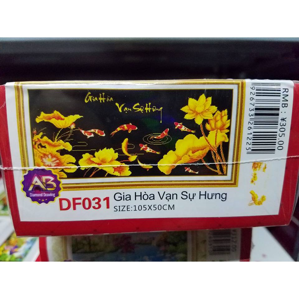 Tranh đính đá gia hòa vạn sự hưng DF031 (chưa đính)