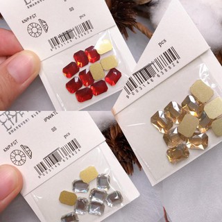🐾ĐỒ NAIL🐾 Đá đính móng túi 10v - Mã P.105 - Đá khối chân vàng