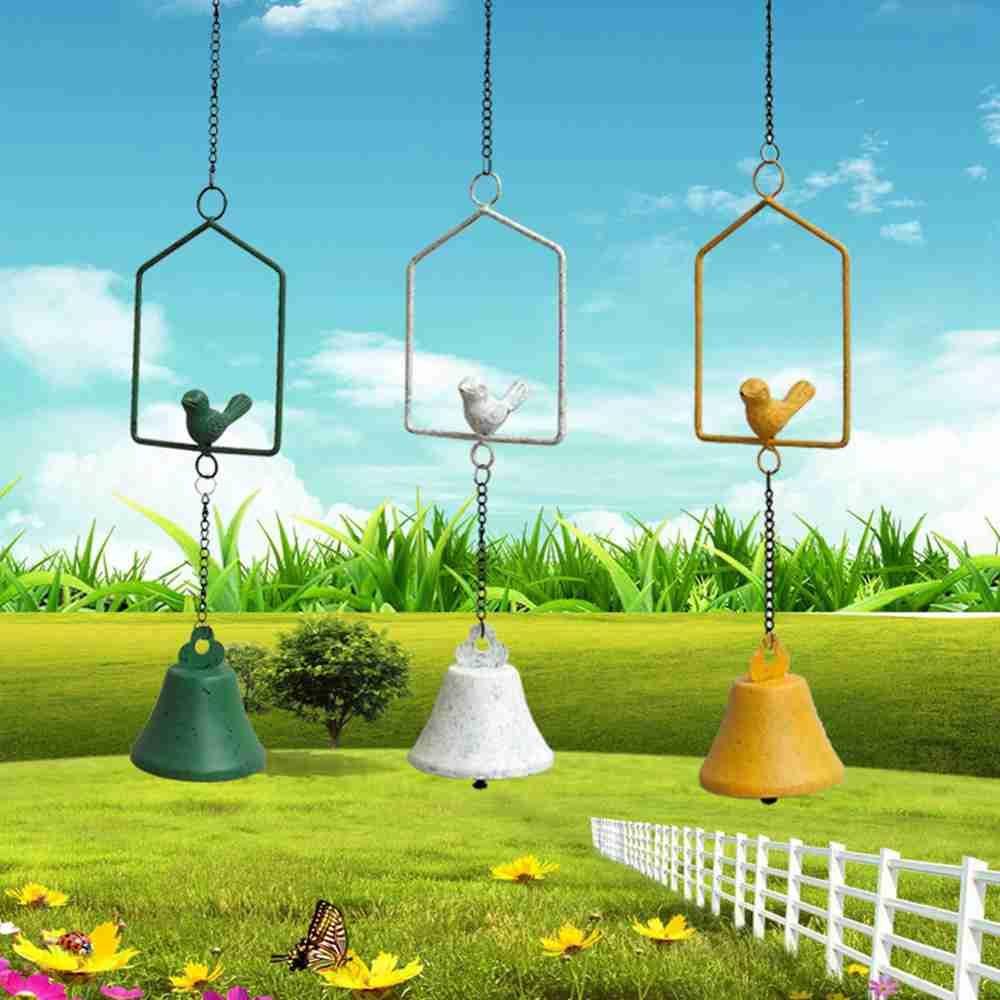LEISURE Chuông Gió Hình Chim Ruồi Trang Trí Sân Vườn