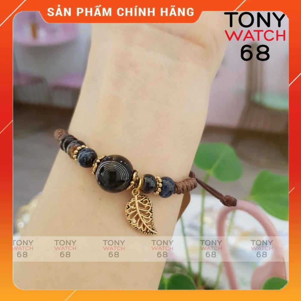 Hot!!! Vòng tay nữ dây rút thổ cẩm điệu đà chính hãng Tony Watch 68 giá re