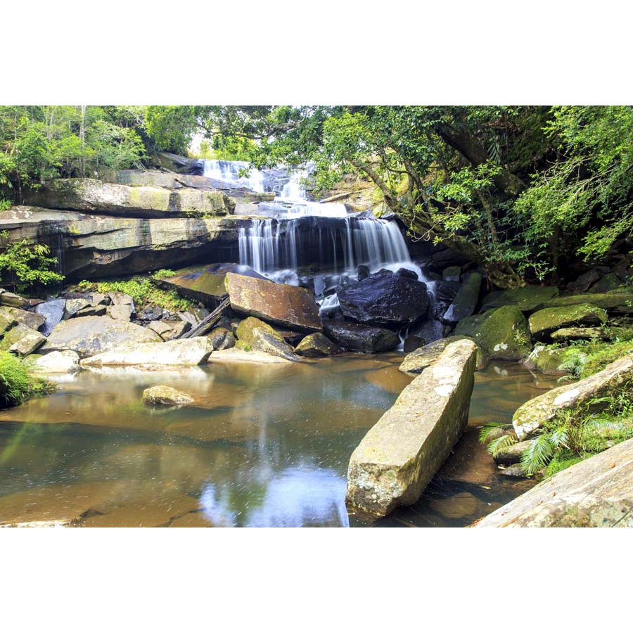 Tranh dán tường 3d thác nước thiên nhiên vẻ đẹp thiên nhiên kỳ vĩ