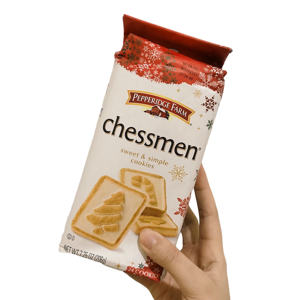 Bánh quy vị bơ phô mai Chessmen hiệu Pepperidge Farm 206g