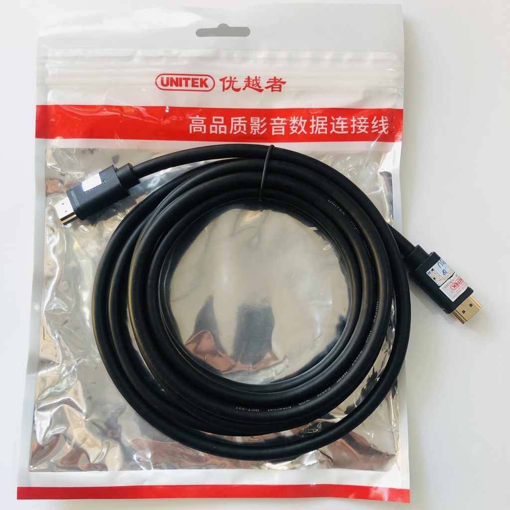 Cáp HDMI Chính Hãng Unitek Hỗ Trợ 4K Dài 3M